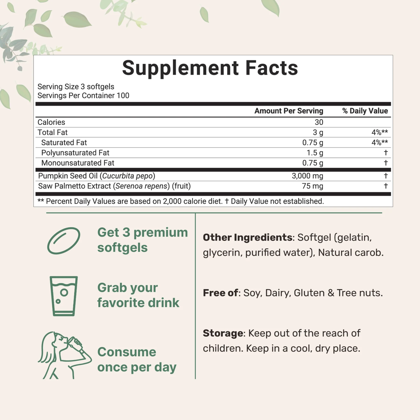 Palmy™ – Seed Oil + Saw Palmetto Complex